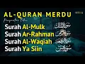 Download Lagu MUROTTAL ALQURAN MERDU PENGANTAR TIDURR SURAH AL MULK,AR RAHMAN,AL WAQIAH, YASIN Alaa Aqel