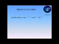 print function in python Beginner to Advanced Everything you should know Tamil