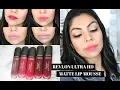 NEW REVLON ULTRA MATTE LIP MOUSSE Lip Swatches And Review FABIOLAG