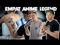 LANGSUNG BUAT TATO EMPAT KARAKTER ANIME LEGEND DI PUNGGUNG