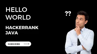 Java Hello World hackerrank