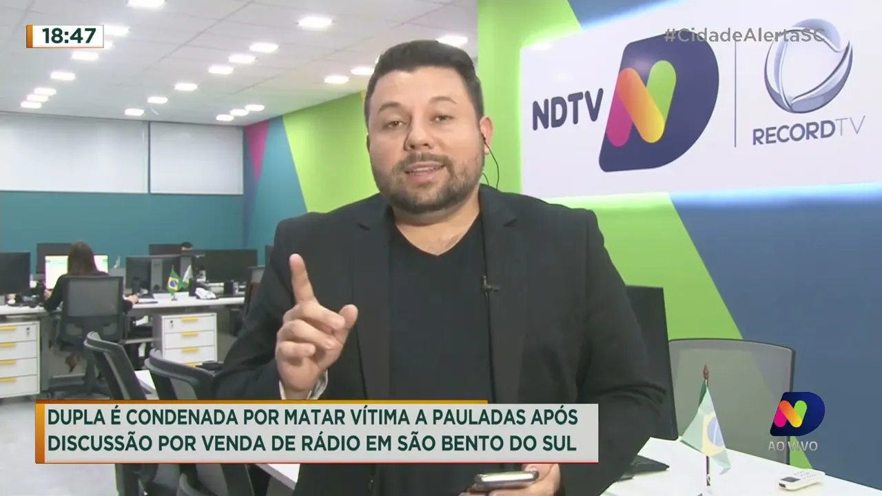 Dupla é condenada por matar vítima a pauladas em São Bento do Sul