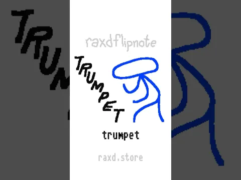 comically large trumpet