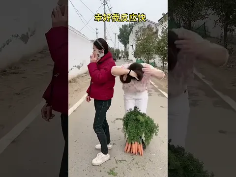 Luckily I reacted quickly