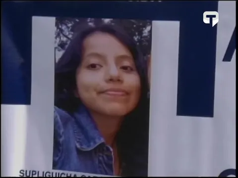 Segunda Marcha por al desaparición de la joven Abigail Supliguicha