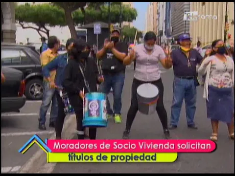 Moradores de Socio Vivienda solicitan títulos de propiedad