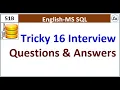 Sql Tricky Interview Questions Answers