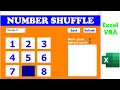 Create a Number Shuffle Game Using Excel VBA