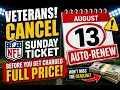 NFL Sunday Ticket Military Discount Expires August 13 Here s What You Need to Do
