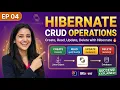 Hibernate CRUD Operations in Java Insert Update Delete Fetch Data Step-by-Step Tutorial