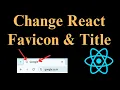 React How to Add a Favicon Title