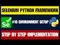 Selenium with Python Framework First Login Test with Environment File Setup