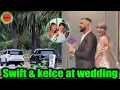 Download Lagu Taylor Swift \u0026 Fiancé Travis kelce attend Selena Gomez \u0026 Benny Blanco's wedding in California