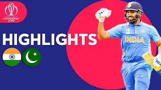 rohit sharma hits 140 india v pakistan match highlights icc cricket world cup 2019