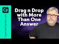 Adobe Captivate 2019 Drag and Drop With More Than One Correct Answer
