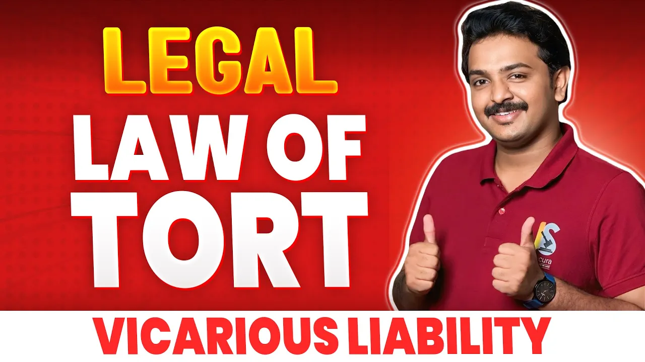 Vicarious Liability | Law of Tort | Legal Questions for KLEE 2025 | CUSAT CAT Law Entrance Exam
