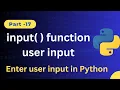 Python Input Function Explained Get User Input in Python with Examples Beginner-Friendly