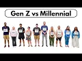5 Gen Z vs 5 Millennials