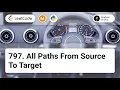 797 All Paths From Source to Target LeetCode Medium Python Solution Graph DFS BFS