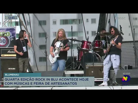 Blumenau: 4ª edição Rock in Blu acontece hoje com músicas e feira de artesanatos