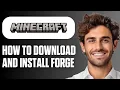 How To Download Install Forge for Minecraft Full Guide 2026