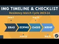Complete IMG Timeline and Checklist for 2024 Match Cycle