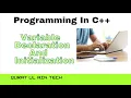 Variable declaration and initialization in C Qurat ul ain Tech