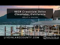 9859 Crestview Drive Clearlake Lakefront Home For Sale Northern California