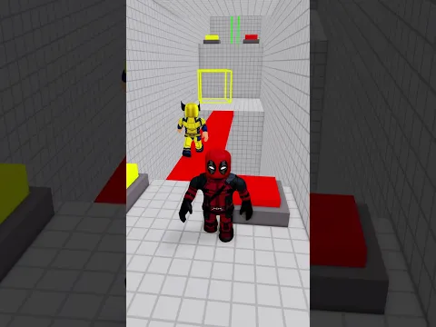 DEADPOOL AND WOLVERINE PLAY OBBY TOGETHER!! 😱🤯 #shorts
