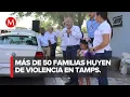 Inseguridad en Miguel Aleman Tamaulipas provoca el desplazo de 50 familias