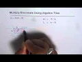 02 Binomial Product with Algebra Tiles