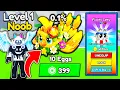 Opnieuw beginnen als NOOB met OP SUMMER JUNGLE PET in Climb and Jump Tower! (Roblox)