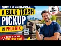 How to schedule a bulk trash pickup in Phoenix