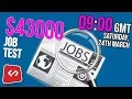 Junior Web Developer job test 115 or 160 per day coding interview test - part 1