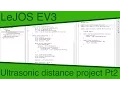 LeJOS EV3 Ep23 - Ultrasonic distance project Pt2