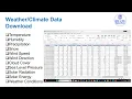 Download Weather Climate Data