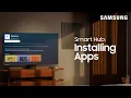 Installing Smart Hub Apps on your TV Samsung US
