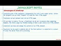 Advantages of JavaScript