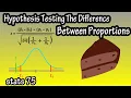 Hypothesis Testing The Difference Between Two Proportions - Two Sample Z-Test