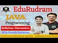 JAVA Programming Syllabus Discussion BCA Fourth Semester AKTU