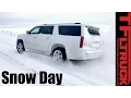 4x4 vs 4-Auto vs Snowstorm Chevy Suburban 4WD Snow Day Review