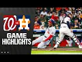 Nationals vs Astros Game Highlights 25 MLB Highlights