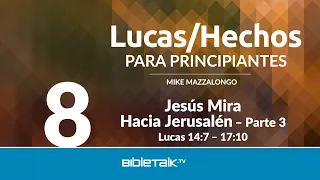 Jesús mira hacia Jerusalén
