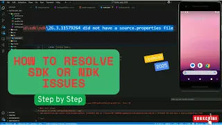 How to Resolve SDK or NDK Issue in Flutter 2025 Hindi Fix source properties Missing Error
