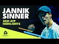 Four Titles Maiden Masters 1000 Final Nitto ATP Finals Debut Jannik Sinner 2021 ATP Highlights