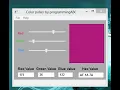 wxWidgets Codeblock How to make a color picker using C