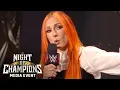 Becky Lynch says Trish Stratus made her daughter cry WWE Night of Champions Media Event