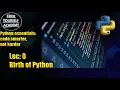 Lec 0 The Story Behind Python CODE YOURSELF ACADEMY CYA hindi