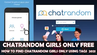 How to Find Girls Only on Chatrandom for FREE Chatrandom Girls Only Chat 2021