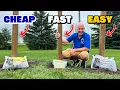 3 Ways to Set a Fence Post 1 Bonus Method